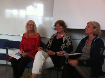 Inger Nordheden (Freinet), Britta Drakenberg (waldorf), Inger Bjuv (Montessori)